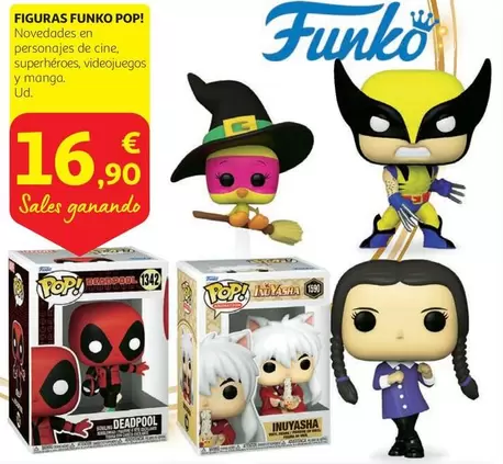 Oferta de Funko - Figuras Pop! por 16,9€ en Alcampo