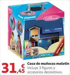 Oferta de Playmobil - Casa De Munecas Maletin por 31,45€ en Alcampo