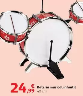 Oferta de Batería Musical Infantil por 24,99€ en Alcampo