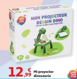 Oferta de One Two Fun - Mi Proyector Dinosaurio por 12,99€ en Alcampo