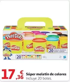 Oferta de Play-Doh - Super Maletin De Colores por 17,36€ en Alcampo