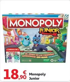 Oferta de Monopoly -  Junior por 18,9€ en Alcampo