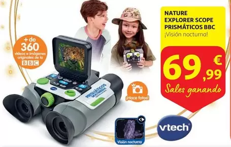 Oferta de Vtech - Nature Explorer Scope Prismáticos Bbc por 69,99€ en Alcampo