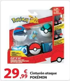 Oferta de Pokemon - Cinturon Ataque por 29,99€ en Alcampo