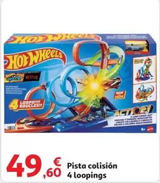 Oferta de Hot Wheels - Pista Colision 4 Loopings por 49,6€ en Alcampo