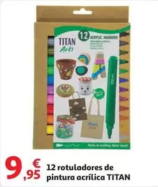 Oferta de Titan - Rotuladores De Pintura Acrílica por 9,95€ en Alcampo