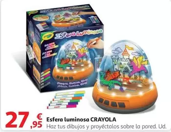 Oferta de Crayola - Esfera Luminosa por 27,95€ en Alcampo