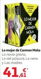 Oferta de Lo Mejor De Carmen Mola por 41,61€ en Alcampo