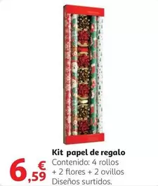 Oferta de Flores - Kit Papel De Regalo por 6,59€ en Alcampo