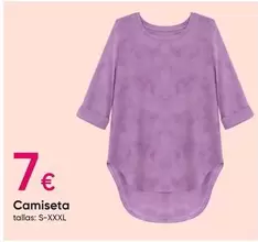 Oferta de Camiseta por 7€ en Pepco