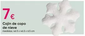 Oferta de Cojin De Copo De Nieve por 7€ en Pepco