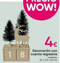 Oferta de Wow! - Decoracion Con Cuenta Regresiva por 4€ en Pepco