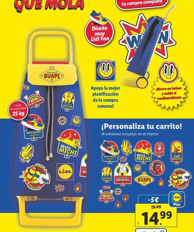 Oferta de Personaliza Tu Carrito por 14,99€ en Lidl