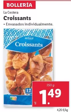 Oferta de La Cestera - Croissants por 1,49€ en Lidl