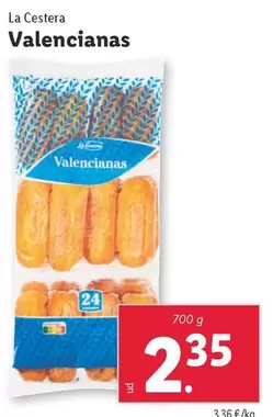 Oferta de La Cestera - Valencianas por 2,35€ en Lidl