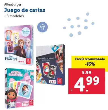 Oferta de Altenburger - Juego De Cartas por 4,99€ en Lidl