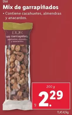 Oferta de Dor - Mix De Garrapiñados por 2,29€ en Lidl