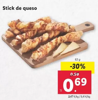 Oferta de Stick De Queso por 0,69€ en Lidl