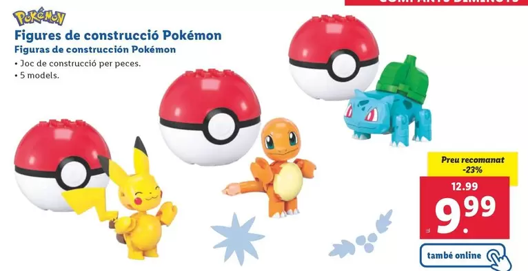 Oferta de Pokemon - Figuras De Construcción por 9,99€ en Lidl