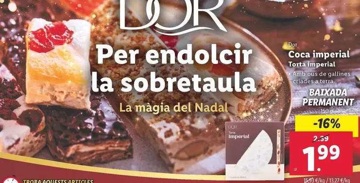 Oferta de Dor - Torta Imperial por 1,99€ en Lidl