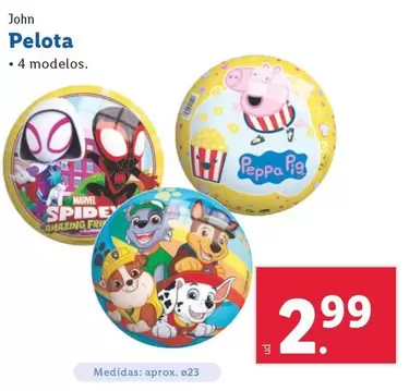 Oferta de John - Pelota por 2,99€ en Lidl