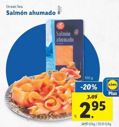 Oferta de Ocean Sea - Salmón Ahumado por 2,95€ en Lidl