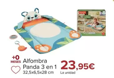 Oferta de Fisher-Price - Alfombra Panda 3 En 1 por 23,95€ en Carrefour