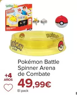 Oferta de Pokemon - Battle Spinner Arena De Combate por 49,99€ en Carrefour