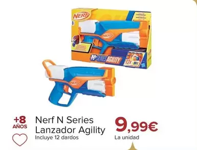 Oferta de Nerf - N Series Lanzador Agility por 9,99€ en Carrefour