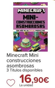 Oferta de Minecraft Mini Construcciones Asombrosas por 16,9€ en Carrefour