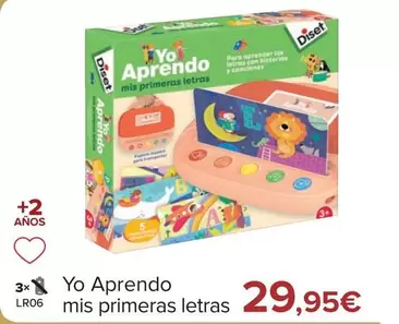 Oferta de Yo Aprendo Mis Primeras Letras por 29,95€ en Carrefour