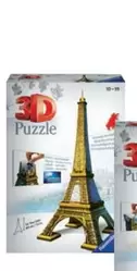 Oferta de Ravensburger - Kinder Puzzle 3D Torre Eiffel , Big Ben , Lamborghini , Porsche , Ferrari por 25,99€ en Carrefour