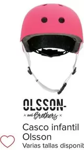 Oferta de Olsson - Casco Infantil  por 9,99€ en Carrefour