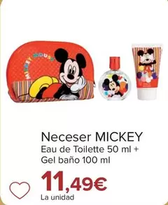 Oferta de Mickey - Neceser por 11,49€ en Carrefour