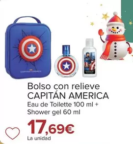 Oferta de Capitán América - Bolso Con Relieve por 17,69€ en Carrefour