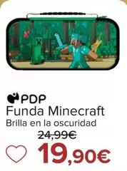 Oferta de PDP - Funda Minecraft por 19,9€ en Carrefour