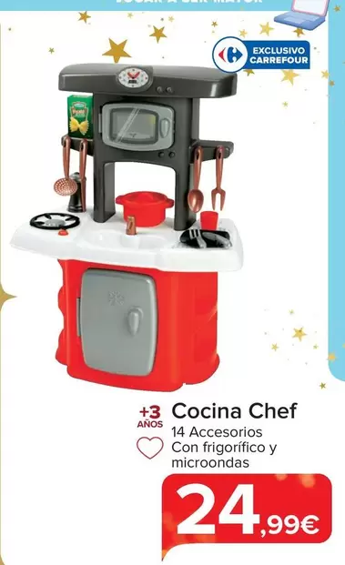 Oferta de Smoby - Cocina Chef por 24,99€ en Carrefour