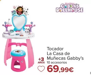 Oferta de Gabby's - Tocador  La Casa De Munecas por 69,99€ en Carrefour