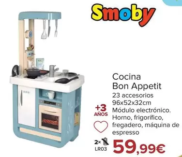 Oferta de Smoby - Cocina  Bon Appetit por 59,99€ en Carrefour