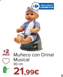 Oferta de Aimantine - Muneco Con Orinal Musical por 21,99€ en Carrefour