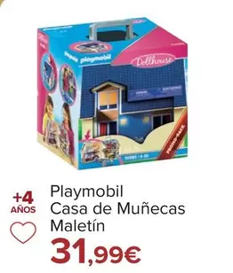 Oferta de Playmobil  - Casa De Munecas Maletin por 31,99€ en Carrefour