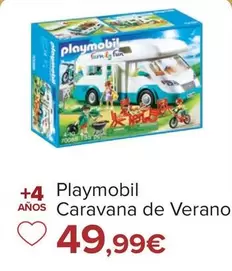 Oferta de Playmobil - Caravana De Verano por 49,99€ en Carrefour