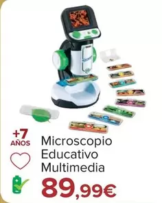 Oferta de Microscopio Educativo Multimedia por 89,99€ en Carrefour