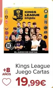 Oferta de Kings League Juego Cartas por 19,99€ en Carrefour