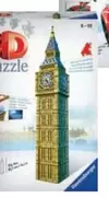 Oferta de Ravensburger - Kinder Puzzle 3D Torre Eiffel , Big Ben , Lamborghini , Porsche , Ferrari por 25,99€ en Carrefour