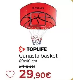 Oferta de Toplife - Canasta Basket por 29,9€ en Carrefour