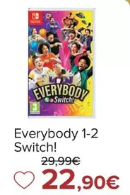 Oferta de Nintendo SWITCH  - Everybody 1-2 Switch! por 22,9€ en Carrefour