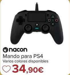 Oferta de Nacon - Mando Para Ps4 por 34,9€ en Carrefour