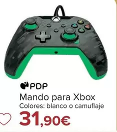 Oferta de Pdp - Mando Para Xbox por 31,9€ en Carrefour