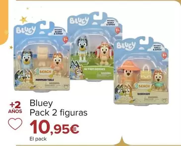 Oferta de Bluey - Pack 2 Figuras por 10,95€ en Carrefour